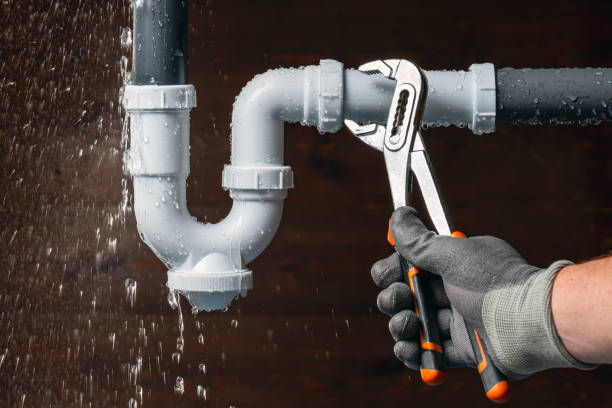 Professional Sewer Line Repair technician working in West Orange, TX